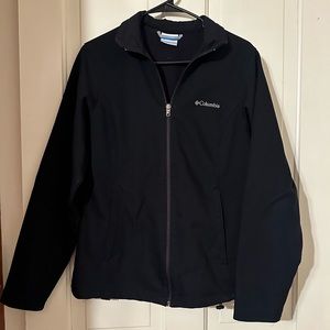 Black Columbia softshell jacket